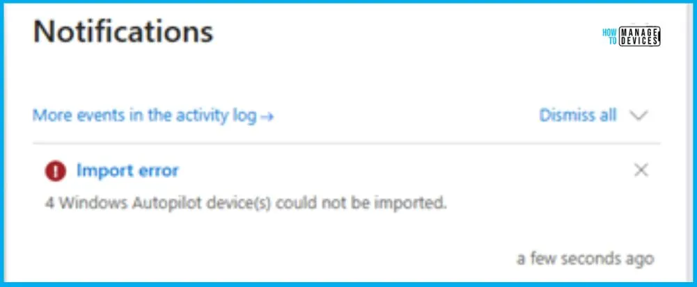 Windows Autopilot Internal Errors 819 Device Duplicated and 808 Device Assigned to other Tenant - Fig.1 - Creds to MS