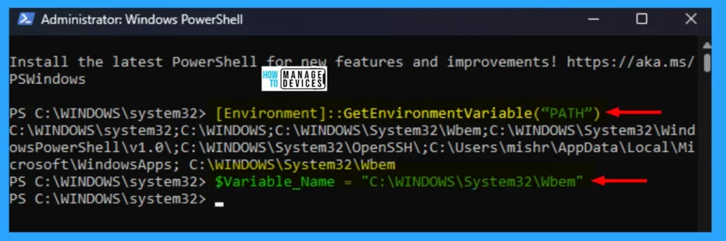 Various Ways to Set up Environment Variables on Windows 11 - Fig. 11