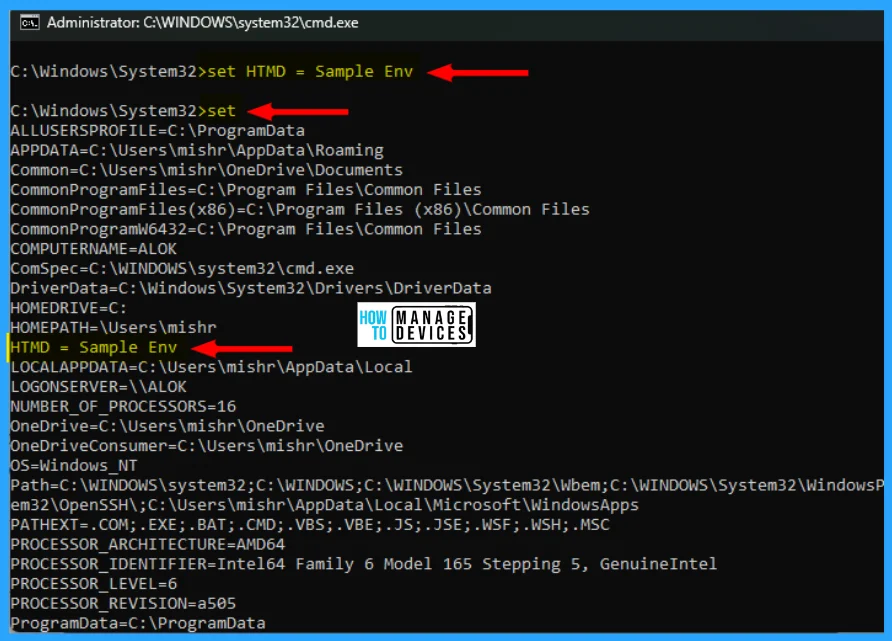 Various Ways to Set up Environment Variables on Windows 11 - Fig. 7