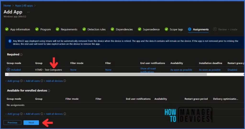 Install Fonts on Windows Devices using Intune: Win32 App Method. Fig. 15