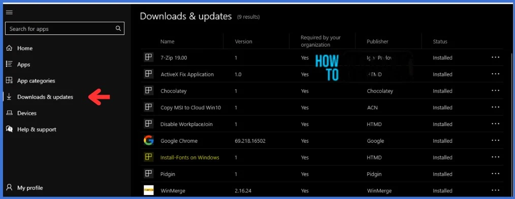 Install Fonts on Windows Devices using Intune: Win32 App Method. Fig. 19