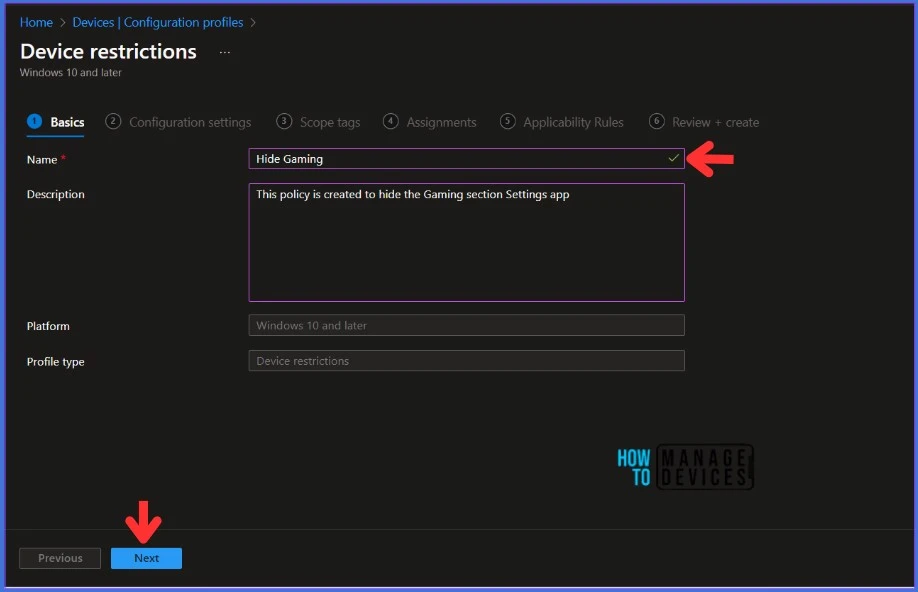Best Way to Hide Gaming on Windows Devices using Intune 4