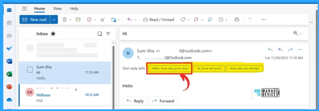Turn On or Off Smart Suggestions in the New Outlook App on Windows - Fig.4