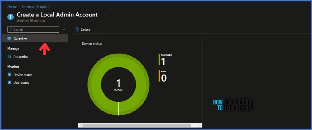 PowerShell Script to Create a Local Admin Account using Intune 7