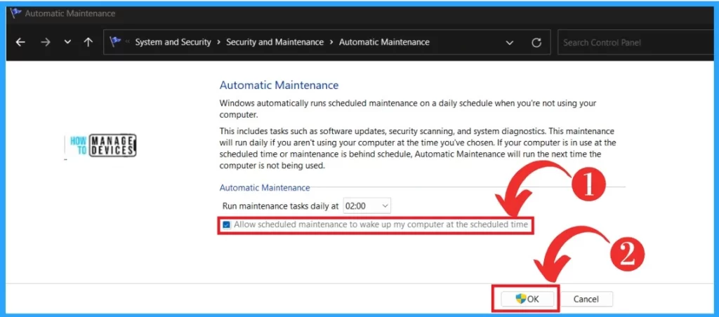 Find all Automatic Maintenance Tasks in Windows – Fig.7