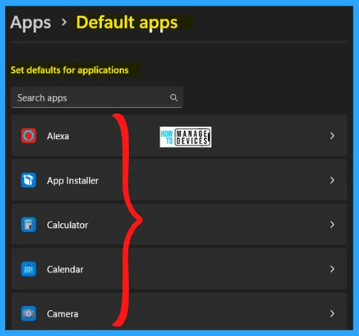 How to Configure Default Apps in Windows 11 - Fig. 11
