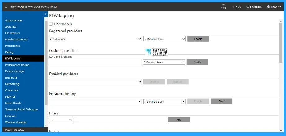An Overview of Windows Device Portal in Windows 11 - Fig. 17