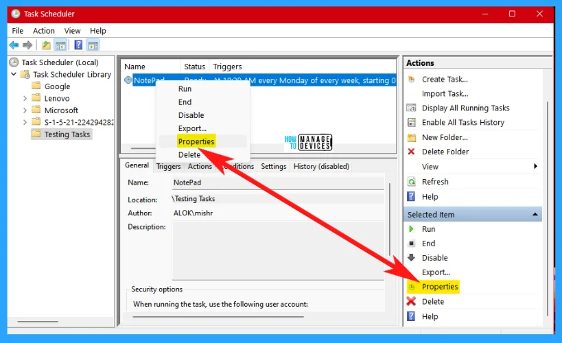 How to Create a Task Scheduler to Perform Actions in Windows 11 - Fig. 18