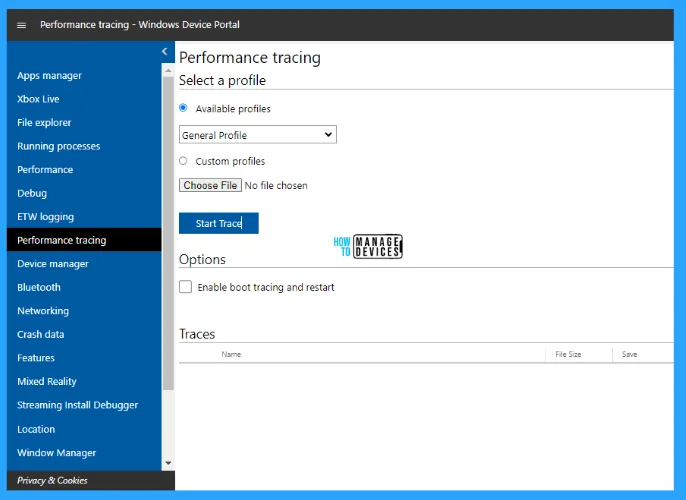 An Overview of Windows Device Portal in Windows 11 - Fig. 18