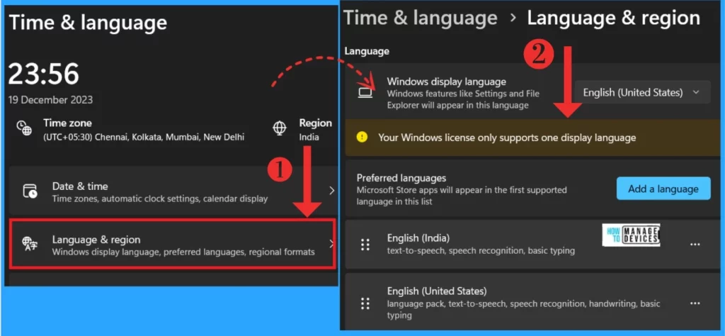 Time and Language Settings in Windows 11 - Fig.4