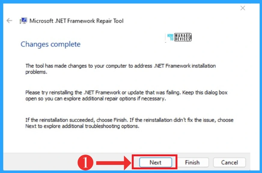 How to Download and Use Microsoft Dot NET Framework Repair Tool - Fig. 5