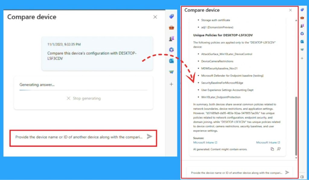 5 Top Intune AI-Driven Troubleshooting and Remediation - Fig. 5 Creds to Microsoft