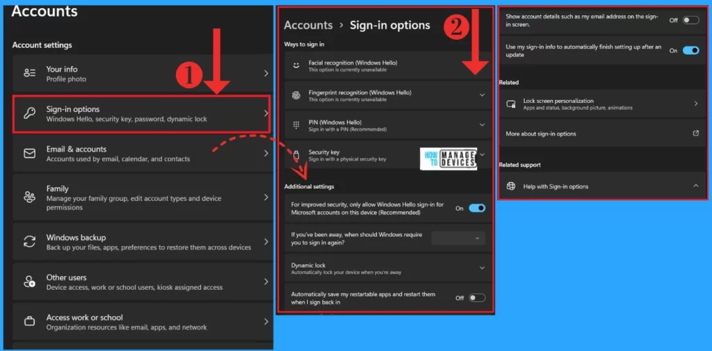 User Accounts Settings in Windows 11- Fig.4