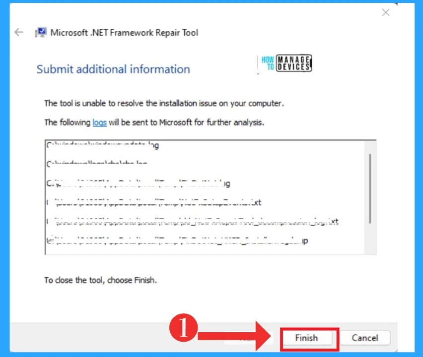 How to Download and Use Microsoft Dot NET Framework Repair Tool - Fig. 6