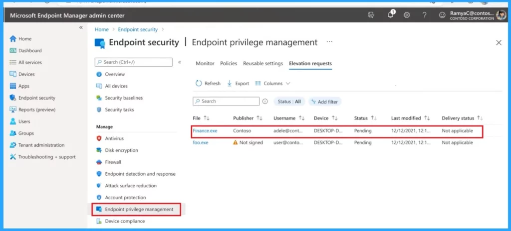 Intune EPM Support Approve Scenario Explained 4 Intune EPM Support Approve Scenario Explained- Fig.4 Creds to Matt Call, Eric Schreiber, and Laura Arrizza Microsoft