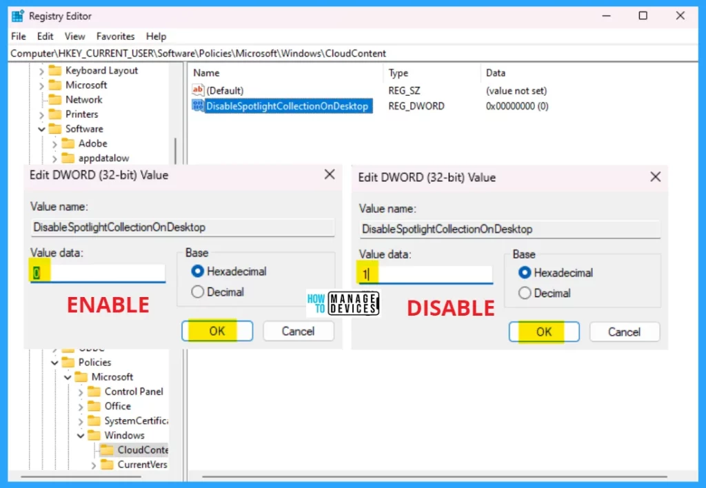 Enable Disable Windows Spotlight on Windows 11 - Fig. 5