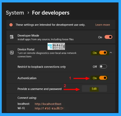 An Overview of Windows Device Portal in Windows 11 - Fig. 6