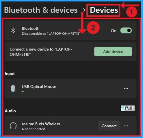 Bluetooth and Device Settings in Windows 11 - Fig.4