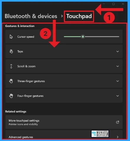 Bluetooth and Device Settings in Windows 11 - Fig.13