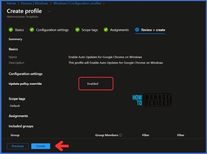 How to Enable Auto Updates for Google Chrome on Windows with Intune Policy. Fig. 12