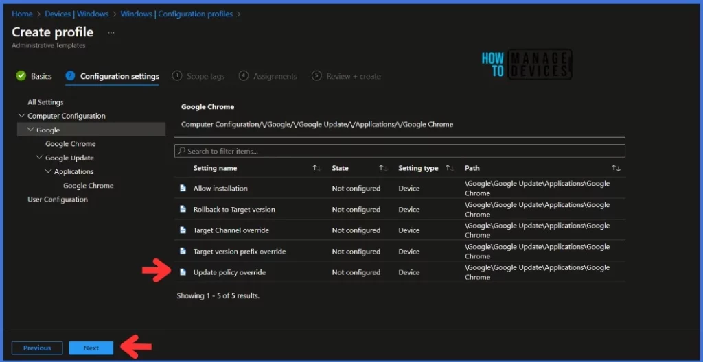 How to Enable Auto Updates for Google Chrome on Windows with Intune Policy. Fig. 9