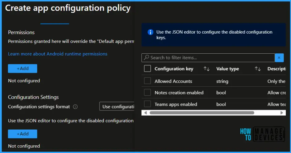 Configure Offline Caching in Microsoft 365 for Android using Intune Fig.2