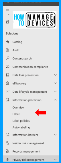 Create Sensitivity Labels in Microsoft 365 to Protect Corporate Data Fig: 1