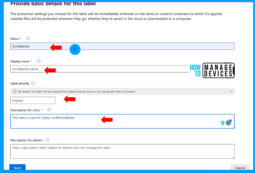 Create Sensitivity Labels in Microsoft 365 to Protect Corporate Data Fig: 3