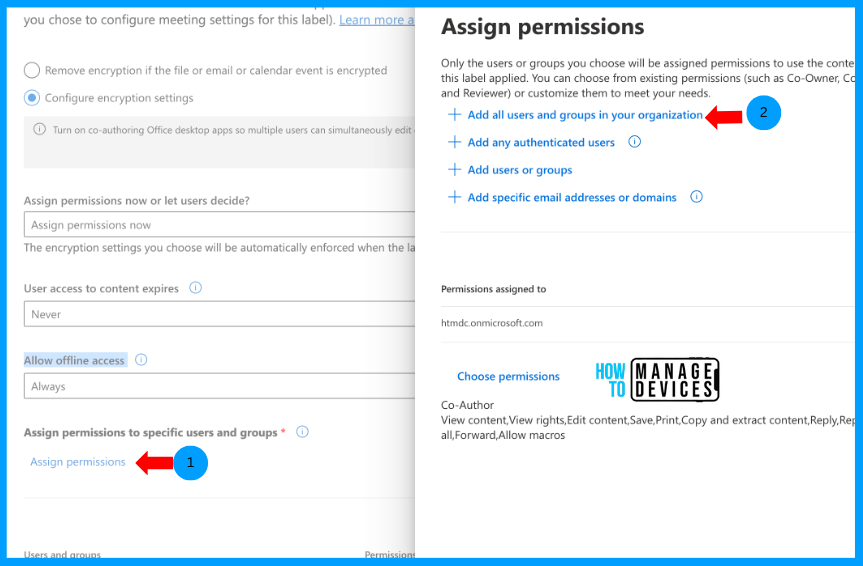 Create Sensitivity Labels in Microsoft 365 to Protect Corporate Data Fig: 7