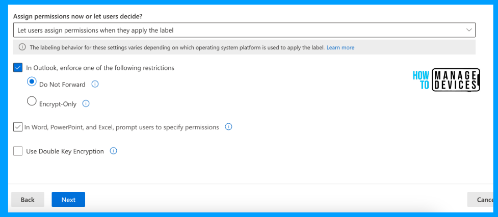 Create Sensitivity Labels in Microsoft 365 to Protect Corporate Data Fig: 8