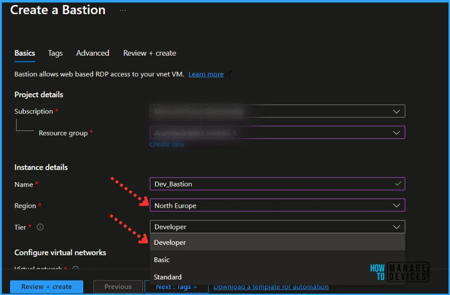 Configure Azure Bastion Developer SKU for Low Cost Secure Connections Fig.1