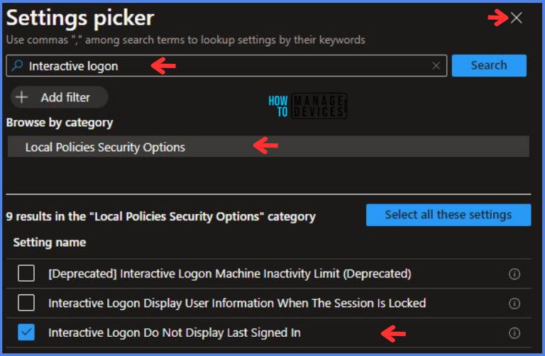 Intune Policy to Enable Interactive Logon Do Not Display Last Signed-in 5 Intune Policy to Enable Interactive Logon Don't Display Last Signed-in Fig.5