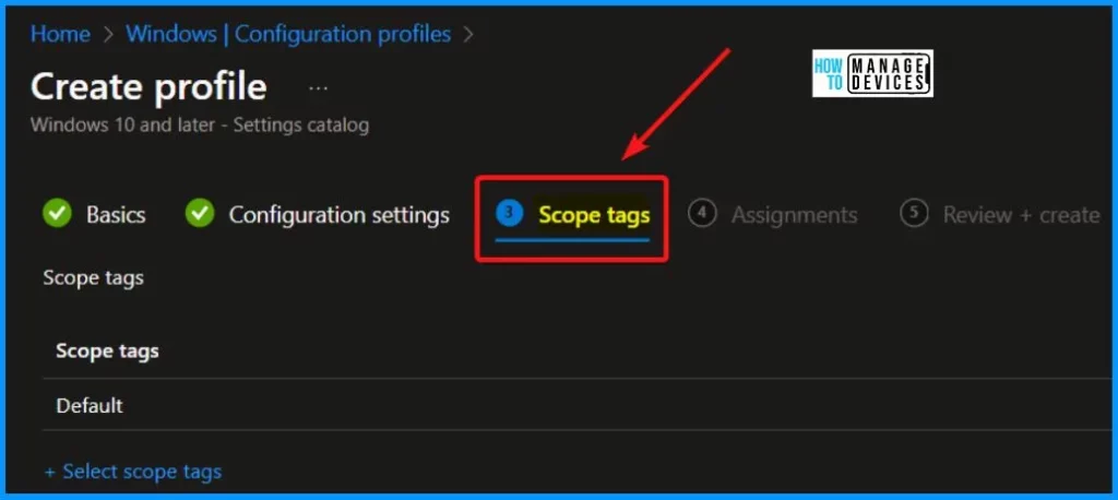 Disable Allow Use of Camera Setting Policy using Intune - Fig.6