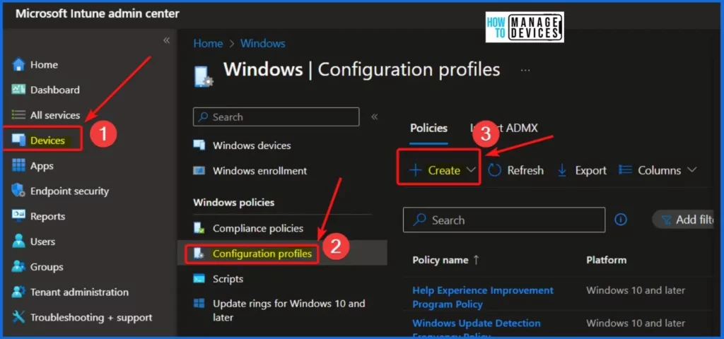 Disable Allow Use of Camera Setting Policy using Intune - Fig.1
