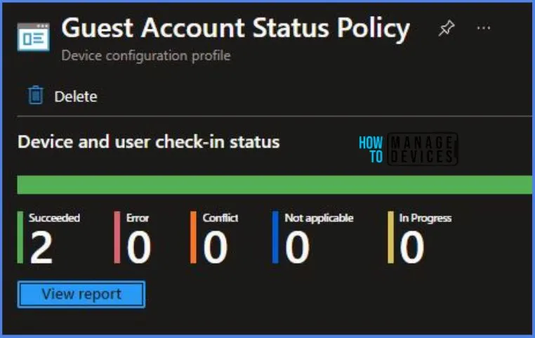 Guest Account Status Policy with the help of Intune Fig.9