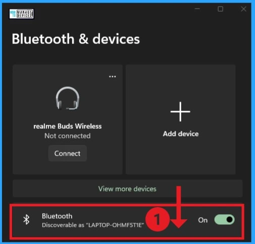 Bluetooth and Device Settings in Windows 11 - Fig.3