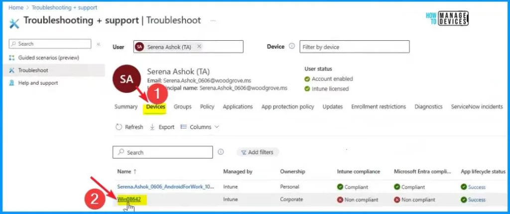 New Intune Troubleshooting options using Security Copilot - Fig.4 - Scott Duffey Microsoft