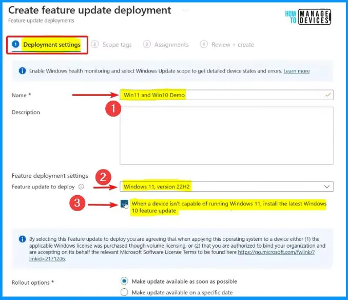 New Feature Update Policy option in Intune - Fig.2 - Angie Microsoft