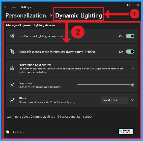 Personalization Settings Option in Windows 11 - Fig.6