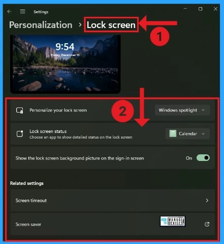 Personalization Settings Option in Windows 11 - Fig.7