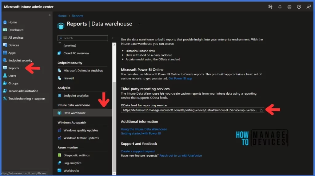 Integrate Power BI with Intune and Create Reports using Power BI. Fig. 3