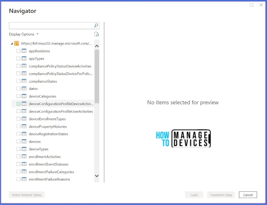 Integrate Power BI with Intune and Create Reports using Power BI. Fig. 6