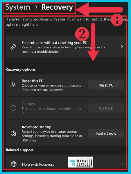 System Settings Options in Windows 11 - Fig.15