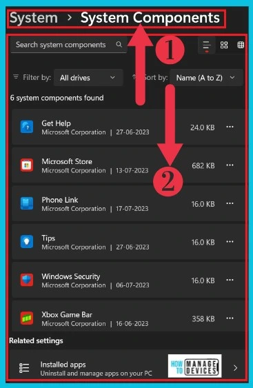 System Settings Options in Windows 11 - Fig.18