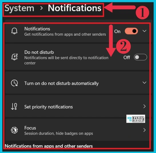 System Settings Options in Windows 11 - Fig.6