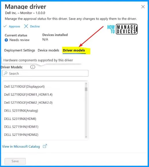 Top 5 Features of Intune Driver Management Coming Soon - Fig.2 - David Guyer Microsoft