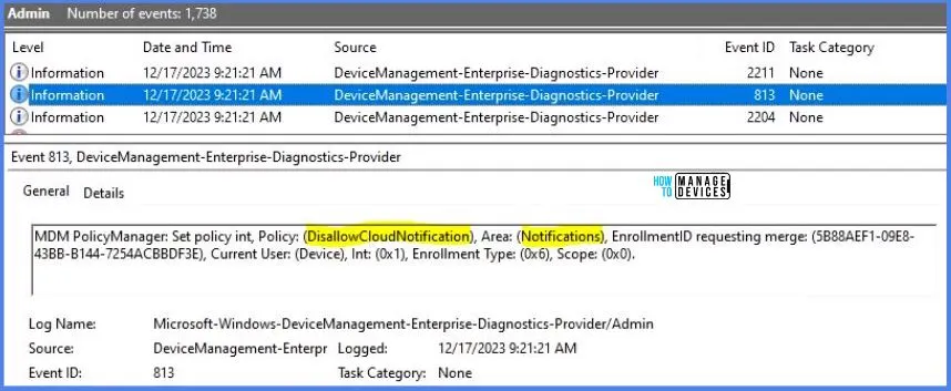 Deploy Using Intune Turn Off Notifications Network Usage Policy Fig.11