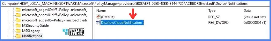 Deploy Using Intune Turn Off Notifications Network Usage Policy Fig.12