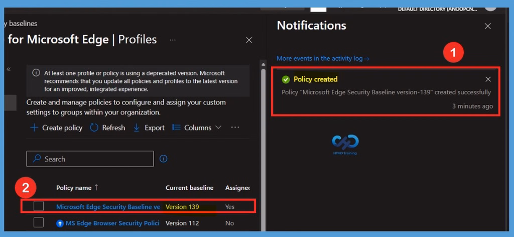 Update Microsoft Edge Security Baseline to the Latest Version using Intune 11 Update Microsoft Edge Security Baseline to the Latest Version using Intune - Fig.10