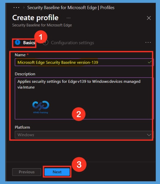 Update Microsoft Edge Security Baseline to the Latest Version using Intune 6 Update Microsoft Edge Security Baseline to the Latest Version using Intune - Fig.5